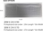 Keyboard Dust Cover, Universal PC Computer Desktop Keyboard Skin Protector Cover by SZBRO (20W x2H x9D)