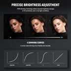 NEEWER FS150B LED Video Light 2.4G/APP Control,130W Bi Color COB Silent Photography Continuous Output Lighting with 4 Types Precise Dimming, 72000lux/1m, 2700K-6500K, CRI 97+,12 Effects, Bowens Mount