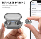TOZO T10 Wireless Earbuds Bluetooth 5.3 Headphones, App Customize EQ, Ergonomic Design, 55H Playtime, Wireless Charging Case, IPX8 Waterproof Sound in-Ear Headset, 2025 New Version