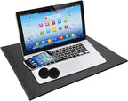 QRFDTSOQY Laptop Pad Protection, Radiation Shielding Pad, Multi-Layer EMI Blocker, Suitable for Laptops, Tablets, Notebooks, Ipad, Cell Phones, Black, Aluminum Cooling