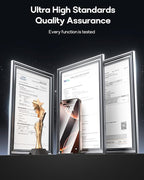 3 Pack for iPhone 15 Pro Max Tempered Glass Screen Protector, Dust Free CABIN, Auto Positioning, Bubble Free, High Definition, Easy Installation,9H+ Hardness