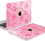MEEgoodo Case for MacBook Air M4/M3/M2 13.6 inch 2025 2024 2022, Fit Model A3240 A3113 A2681, Compatible with MacBook Air 13 inch, Laptop Hard Shell Case with Keyboard Cover, Cute Kiss & Love