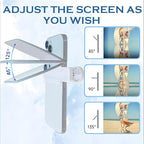Mirror Effect Lens, Smartphone Camera Mirror Reflection Clip Kit Phone Camera Shooting Reflection Mirror Adjustable HD Glass Smartphone Photography Flip Mirror for All Phones (Black)