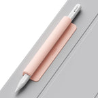 ELETIUO Silicone Pencil Holder Sleeve,Compatible with Apple Pencil (USB-C),Apple Pencil 1st/ 2nd Generation,Strong Adhesive Sticky Attached to iPad Case for Stylus Pens,Pink