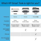 HP Smart Tank 5000 Wireless All-in-One Ink Tank Printer with up to 2 years of ink included, mobile print, scan, copy