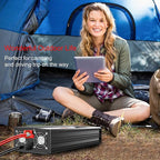 Xijia 3000W (Peak Power 6000W) Pure Sine Wave Inverter DC 36V to AC 120V 60HZ Solar Converter for Home Use car (DC36V (Range 30V-45V) 3000W)