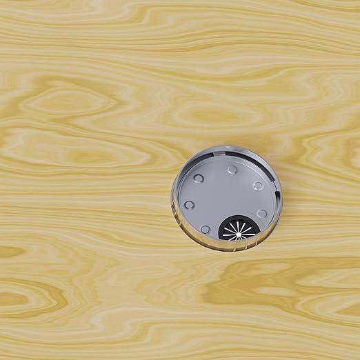 Desk Grommet 3-1/8 Inch 80mm, Zinc Alloy Computer Desk Wire Hole Cover, Office Desktop Cord Cable Hole Metal Ring, Bright Silver