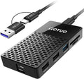 External Solid-State Drive 2TB, Up to 1050MB/s, USB-C Portable SSD with All-in-One Multi-Port USB 3.2 Hub and SD/TF Card Reader Docking Station with iPhone/PC/Laptop/Mac/Windows/Android/iOS.