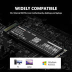 S501 512GB NVMe SSD 3D NAND1.3 PCIe Gen3x4 M.2 2280 Internal Solid State Drive (Read/Write Speed up to 2,150/1,600 MB/s) Compatible with Laptop & PC Desktop