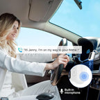 1Mii SafeFly Dot Bluetooth 5.3 Transmitter Receiver for up 2 Headphones,AptX Low Latency/HD,Plane Travel Essentials,Wireless Audio Bluetooth Airplane Adapter for Flight,TV,Car,PC(White)