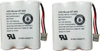 JGD BT-905 BT-800 BBTY0663001 Battery Compatible with Uniden BT905 BT800 BT-1006 BP-905 BBTY-0444001 BBTY-0449001 Panasonic P-P501 P-P508 AT&T 200 24032 Cordless Telephones (2-Pack)