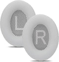 Damex Ear Cushions for Bose qc35 ii Replacement Ear Pads, Compatible with Bose QuietComfort 35 Replacement earpads, Increased Stitching,no Breakage, Protein Leather, Softly. (Silver)