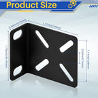 Pelopy Rack Mount Kit Compatible with 17.3 Inch Wide Switches, Adjustable Rack Ears Universal Mount Brackets Compatible with Netgear/Buffalo Tech/Dell/D-Link/Linksys/TRENDnet Products
