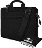 Universal Laptop Shoulder Bag 13-17.3 Inch Shockproof Briefcase with Multi-Pockets & Adjustable Strap for MacBook Pro/Air