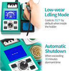 YIHUA 982 Precision Soldering Iron Station Kit with Digital LCD Display, 210 Soldering Tip Cartridge Compatible, Solder Wire Dispenser and, 4 Memory Channels, Auto Shutdown, Rapid Heating