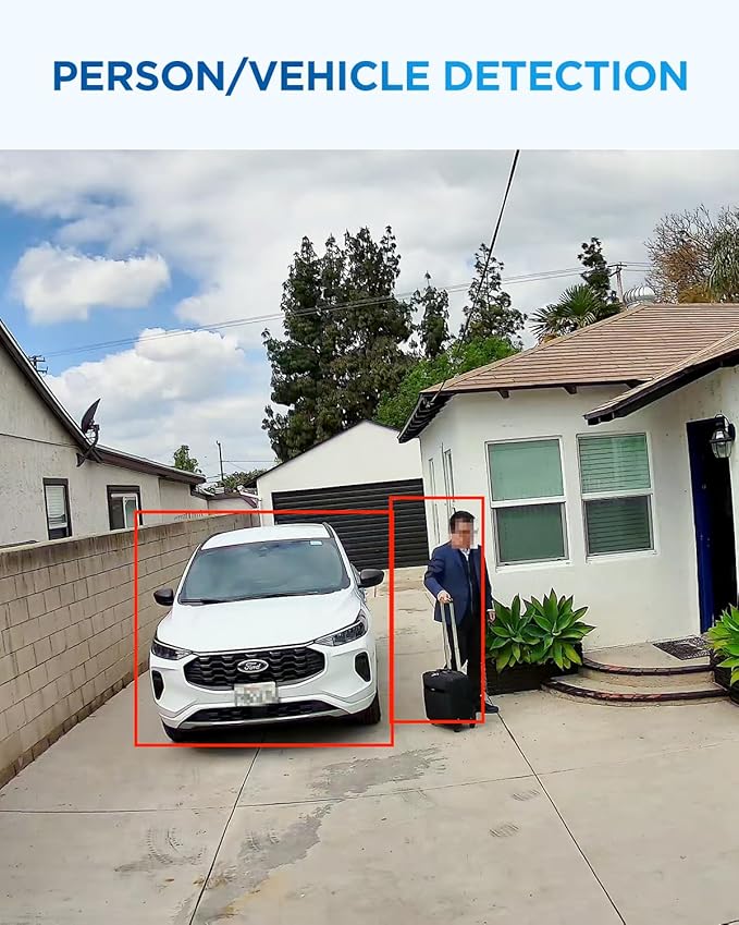 4COVR 4K PoE 32 Channel Security Camera System AI Human Vehicle Detection, 24Pcs 8MP IK10 Vandal-Proof Dome IP Camera IP67 with Mic, 4K UHD NVR 8TB HDD, Commercial Surveillance Outdoor, LY54AB8M3224