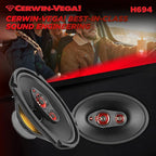 CERWIN-VEGA! HED 2025 Edition – 6.94” 2-Way Coaxial Full Range Speaker System - H694