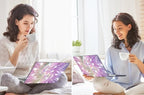 Tuiklol for MacBook Pro 14 Inch Case 2024-2021 Release M4 A3112 A3401 A3185/M3 A2918 A2992/M2 A2779/M1 A2442 Pro/Max,Hard Shell Case with Keyboard Cover & Screen Protector for Touch ID,Bright abstract