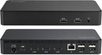 Kensington SD4760P 11-in-1 USB-C Docking Station Triple Monitor DisplayLink Docking Station, 3xHDMI, 100W Charging for Laptop, 6xUSB A, Ethernet, Audio, for Mac and Windows Driver Require K33622NA
