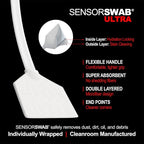 Sensor Cleaning Swab Kit - Eclipse Optic Cleaning Solution (0.5oz/15ml) + Type-3 Sensor Swab Ultra 24mm (Pack of 6) - for Full Frame CMOS and CCD Sensors - Dust & Oil Remover