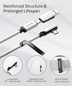 Syntech Link Cable 16FT Compatible with Oculus/Meta Quest 3/Quest 3S/Quest2/Pro/Pico 4 Accessories and PC/SteamVR, Upgraded Type C with USB 3.0 Adapter, High Speed Data Transfer Cord for VR Headset