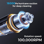 Cordless Car Vacuum, 4-in-1 Portable Mini Handheld Vacuum, 20000pa Suction Power, Upgraded Smart Display, 2 Suction Modes for Lightweight Air Dust Buster for Travel, Office, Home & Pet Hair