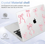for MacBook Pro 16 inch Case 2019 2020 Release Model A2141, Plastic Hard Shell Cover with Keyboard Cover & Screen Protector for MacBook Pro 16 inch with Touch Bar & Touch ID, Star Bow