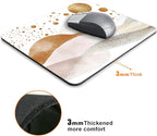 Aesthetic Mountains Boho Mouse Pads for Desk, Portable Wireless Computer Mouse pad Small Design with Women, Non-Slip Rubber Base Laptop Mousepad 9.5" x 7.9" Smooth Surface for Office & Travel