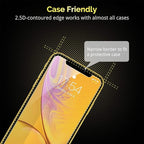 UNBREAKcable Shatterproof Screen Protector for iPhone 11/ iPhone XR [3-Pack] [Easy Installation Frame] 9H Hardness][99.99% HD Clear] [Bubble Free] for Apple 6.1''