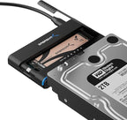 SABRENT USB 3.2 Type C M.2 PCIe NVMe + 2.5/3.5 Inch SSD & HDD Converter [DS-UCMH]