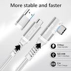 Kuject Link Cable 16FT Compatible for Quest 3S/3, Quest 2/Pro, Pico 4, Nylon Braided Accessories for Rift S/Steam VR Games, USB 3.0 Type C to C High Speed Data Transfer Cord for Gaming PC, Silver