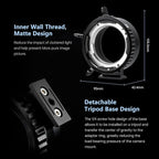 VILTROX PL-GFX Lens Adapter, Lens Converter Ring Camera Lens Mount Adapter Ring Compatible with PL Lens to Fuji G Mount GFX Cameras Fuji GFX100S,GFX100,GFX50R,GFX50S,GFX50S II/PL-GFX Pro