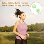 Earbud Replacement Tips Silicone Earbud Tips Earbud Covers Fit for in-Ear Headphones (Inner Hole 3.8mm -5.1mm) Earbud Rubber Tips Eartips 9 Pairs S/M/L