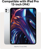 ZAGG Pro Keys 2 iPad Pro 13 (M4) Keyboard Case - Wireless Keyboard & Detachable Folio Case | Laptop-Style Backlit Keys, Multi-Pairing Bluetooth, 6.6 ft Drop Protection