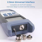 Fiber Optic Tools Cable Tester FC SC Power Meter & 2.5mm 30mV Visual Fault Locator with Sc, Fc Connector and Shoulder Toolkit