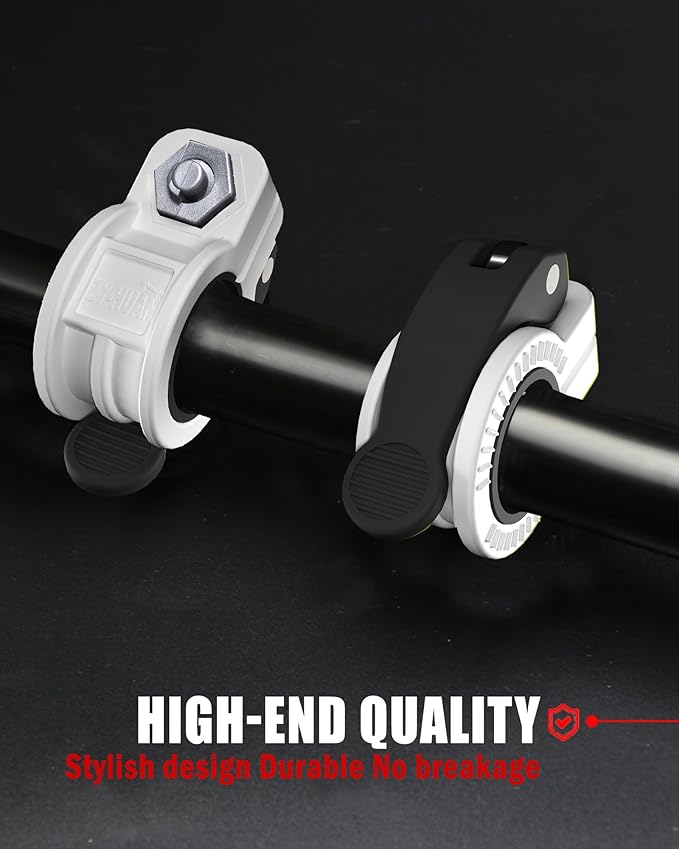 Mini Barbell Clips 1 inch I Multi-Size Adjustable Barbell Collar I 1 inch Barbell ClampsIQuick Release Weight Clips Pair of Locking for Dumbbell Bar
