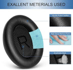GEVO Ear Pads Cushions Replacement for Bose QC35 ii QC35, Earpads for Bose QuietComfort 35ii 35 Headphones with Protein Leather Noise Isolation Memory Foam (Black)