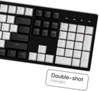 Keychron C2 Full Size 104 Keys USB Type-C Wired Mechanical Gaming Keyboard for Mac Layout, Gateron G Pro Brown Switch/RGB Backlight/Double-Shot ABS keycaps Computer Keyboard for Windows Laptop PC