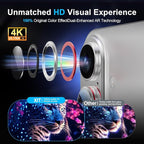 X-it 2 Pack Camera Lens Protector, Shatterproof Anti-Scratch Ultra HD Mechanical Gear Camera Protector, Anti-Glare 9H Tempered Glass Lens Protector for iPhone 16/iPhone 16 Plus,Case Friendly,SilverRed