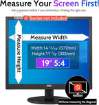 Computer Privacy Screen 19 Inch for 5:4 Standard Monitor, Removable 19inch Anti Blue Light Glare Shield Monitor Privacy Filter (14 13/16" x 11 7/8")