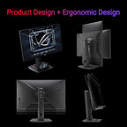 ASUS ROG Strix 27” 4K HDR400 USB-C Gaming Monitor(XG27UCS)–UHD (3840 x 2160), 160Hz, 1ms, Fast IPS,130% sRGB,Extreme Low Motion Blur Sync, G-Sync Compatible, DisplayWidget, Tripod socket, 3yr warranty