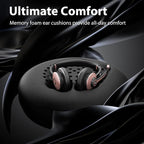 Wireless Headset with Mic for Work, Bluetooth Headphones with Microphone Noise Canceling & USB Dongle, Handsfree 26+ Hours Battery & Mute Button, for Office/Call Center/Laptop/MS Teams/Conference