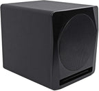 Rockville APM10B Active Studio Subwoofer in Black, 10"", 400W, MDF Wood, RCA/XLR/Optical, Front-Firing Port, Perfect for Studios and Music Production