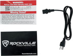 Rockville BASS Blaster 12 800W Powered Home Audio Subwoofer, 12" High-Grade Woofer with Y30 Magnet, Adjustable Crossover, RCA/Speaker Inputs, LED Lighting, for Home Theater & Music