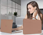 MOSISO Compatible with MacBook Air 13 inch Case 2025 2024 2023 2022 M4 A3240 M3 A3113 M2 A2681, Hard Shell&Sleeve Bag&Keyboard Skin&Webcam Cover&Screen Film for MacBook Air 13.6 inch, Caramel Brown