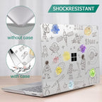 Tuiklol Case for 15 Inch Microsoft Surface Laptop 5/4/3 2022-2020, Model 1979/1953/1872/1873 Hard Shell Cover, Keyboard Cover+Screen Protector+Dust Plugs,Astronaut
