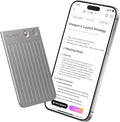 Plaud Note AI Voice Recorder Black with Black Case, App Control, Transcribe & Summarize with AI Technology, Support 112 Languages, 64GB Memory, Audio Recorder for Lectures, Meetings, Calls