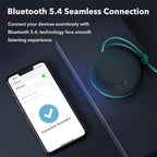 Monster Bluetooth Speaker, IPX8 Shower Speaker Waterproof, Bluetooth 5.4 with Loud HD Sound and Robust Bass, Extra Long Playtime Punchy, for Home, Beaches Portable Wireless Outdoor Speakers