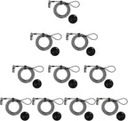 I3C Laptop Cable Lock 4 Digital Combination Lock Security Computer Cable Lock Anti Theft Combination Lock Compatible for Tablet Laptop (10 Packs)