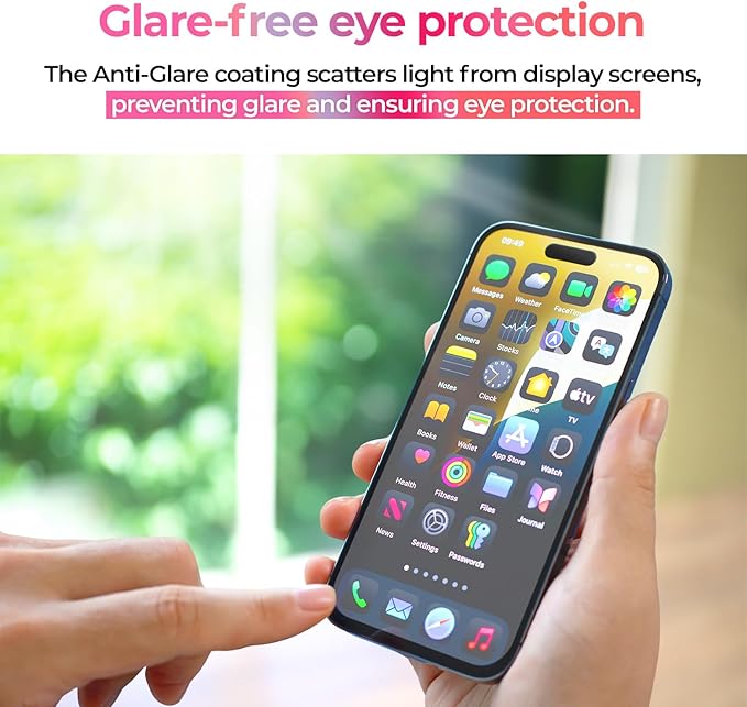 SIELO 2 Pack Matte Screen Protector iPhone 14 promax, 9H Hardness Shatterproof & Paperfeel PET Film, Anti-Glare & Anti-Fingerprint Case Friendly Paperlike Screen Protector Film for iPhone Pro Max.